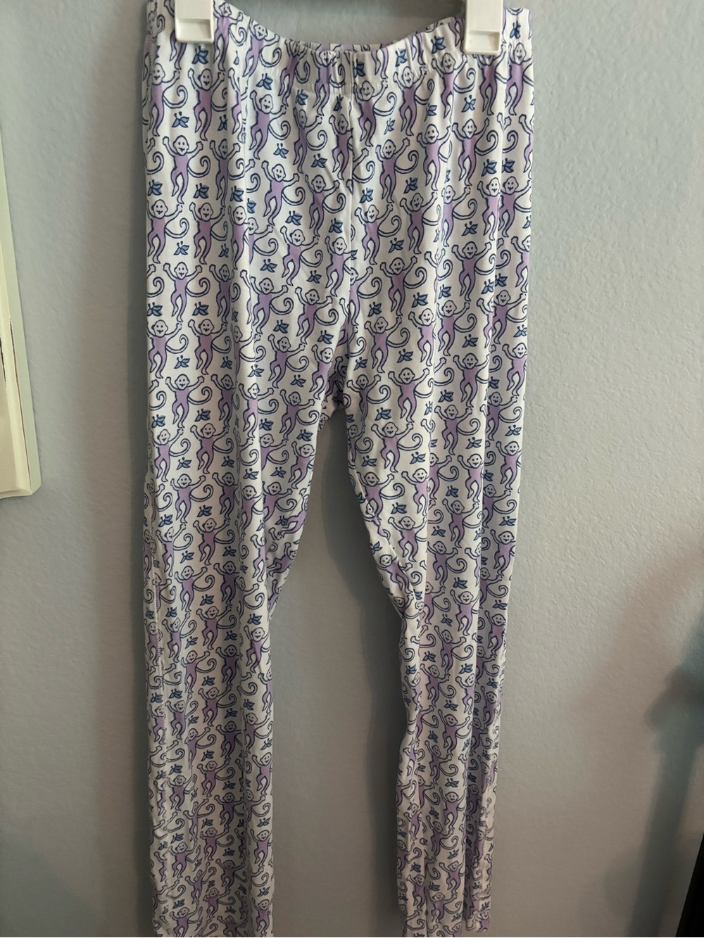 Roller Rabbit Lavender Monkey Long Sleeve Pajama Set - Picture 4 of 4